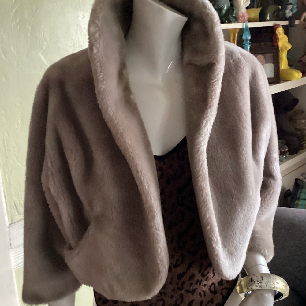 Vintage faux fur chubby